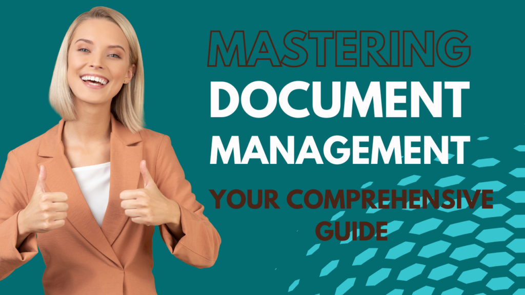 image of a lady with thumbs up very pleased with having mastered document management after reading our comprehensive guide by Custom 365.